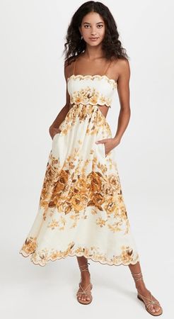 Zimmermann Popular Midi Dress [Rrp $950]