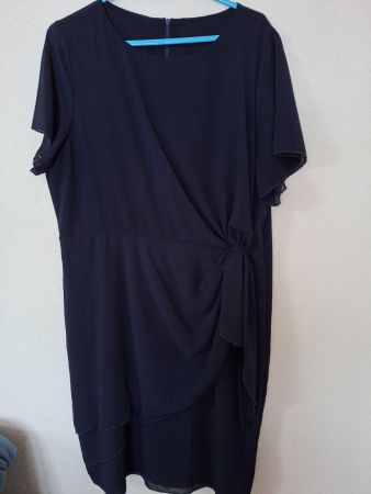 Abendkleid dunkelblau Grösse XL