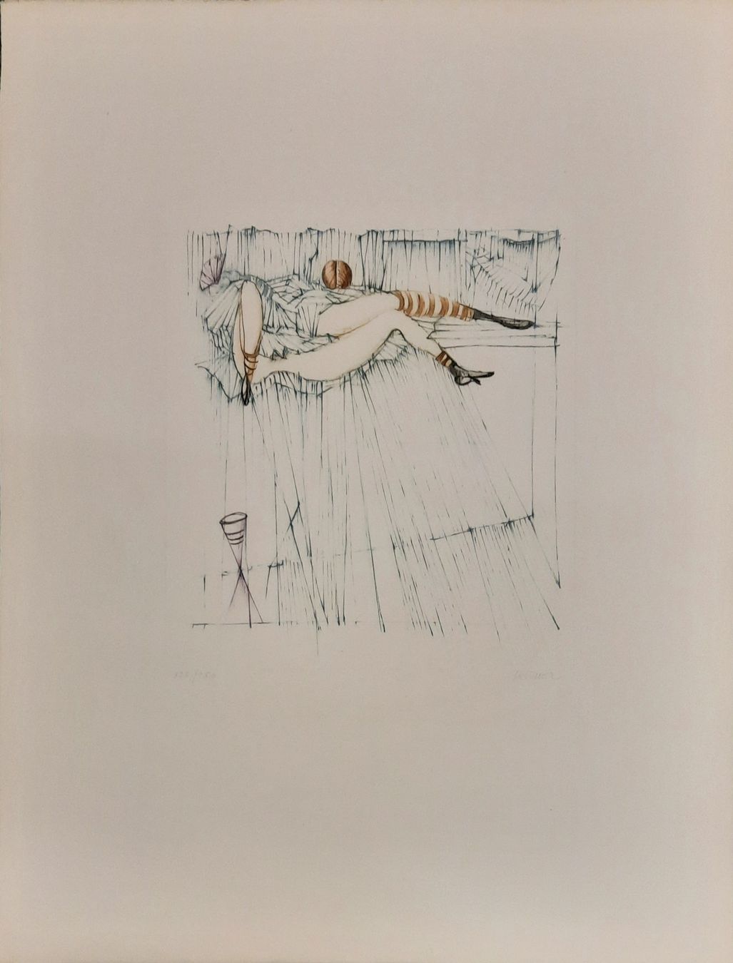 Dipinti: HANS  BELLMER  1902 - 1975 – Usato da Genève venduto da Enigme8