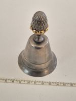 Tischglocke Zapfenmotiv Metall Eichel Glocke Vintage Rarität