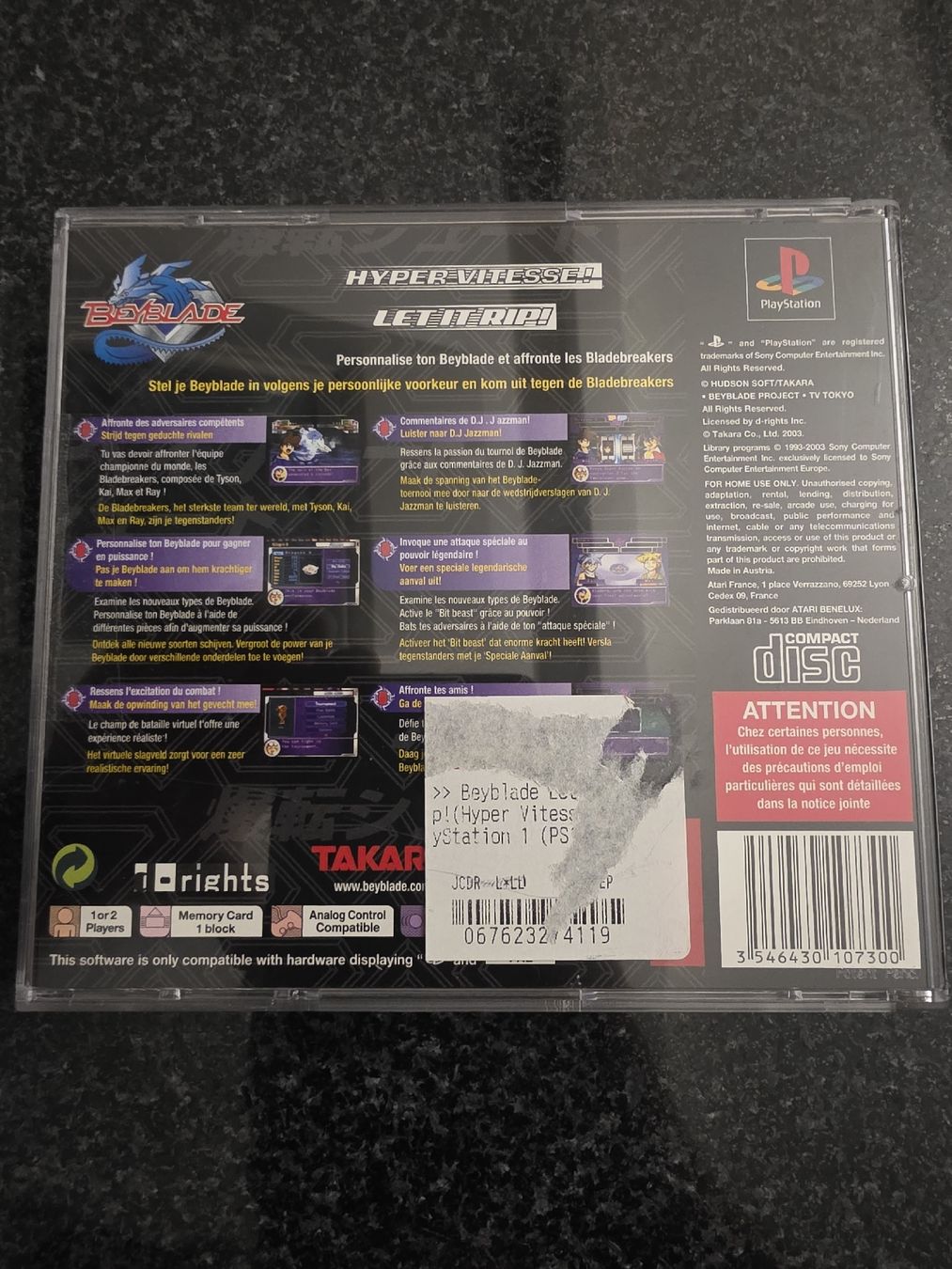 Giochi: Beyblade PS1 – Usato da Chavornay venduto da Crash37 1