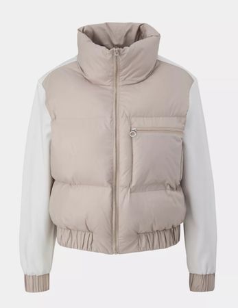 Steppjacke im Fabricmix