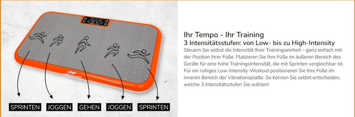 Vibroshaper Hometrainer: VibroShaper Vibrationsplatte – Nuovo (secondo la descrizione) da Zürich venduto da MiHa_XXXX 1