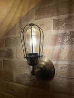 10 Stk. Vintage/Industrial Wandleuchten