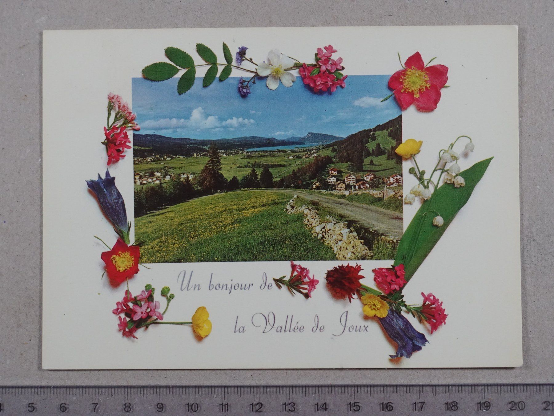 Ansichtskarten: Vallée de Joux, 1977 – Gebraucht aus Lenzburg von fh1