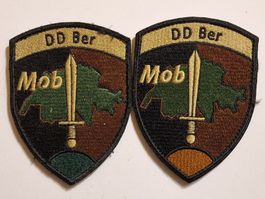 Militar Polizei Abzeichen Duo Badge DD Ber Bat Mob Klett