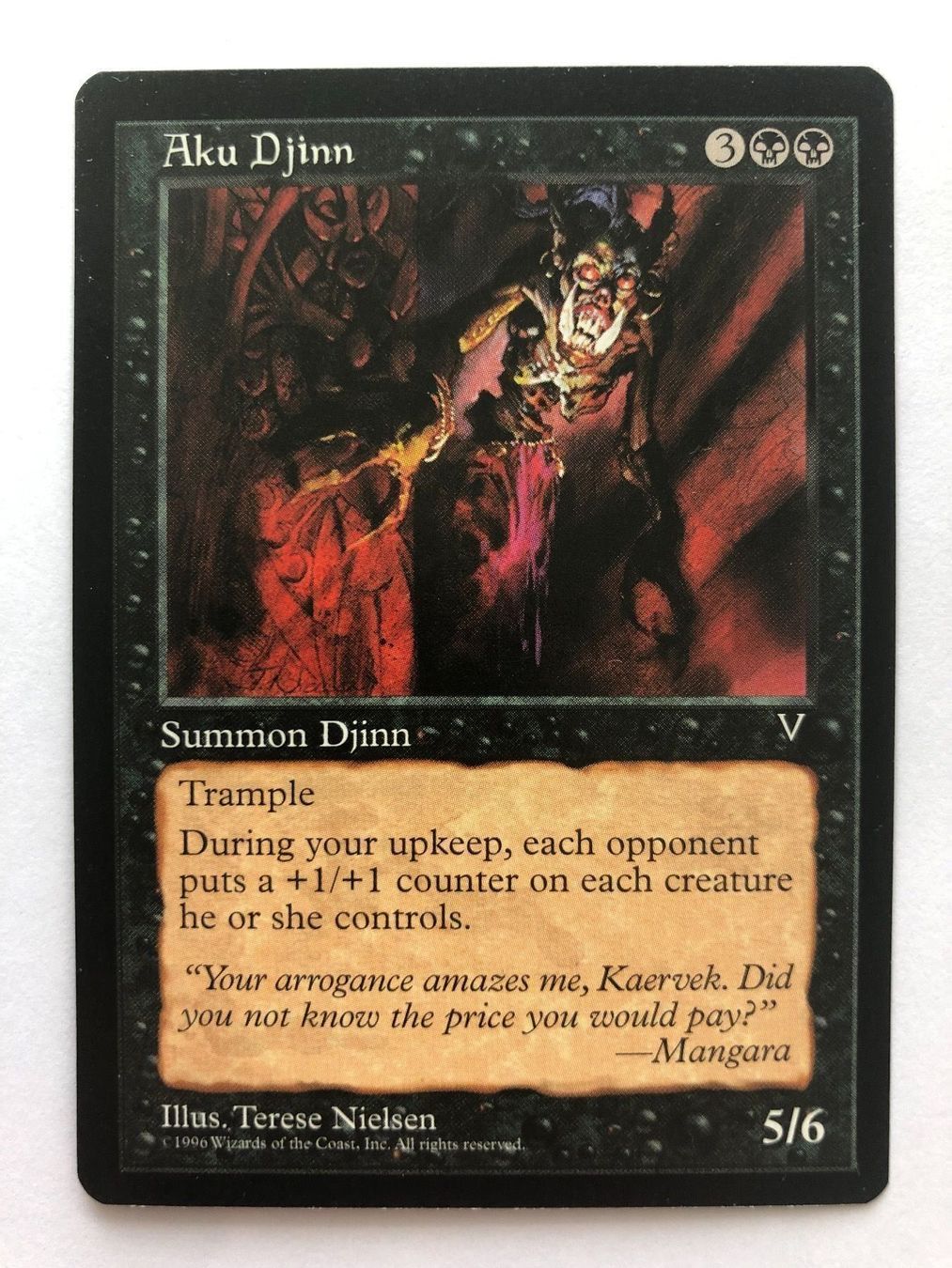 Karten: MTG - Aku Djinn – Gebraucht aus Zürich von T_H_O_M_A_S