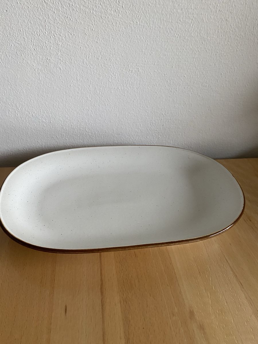 Rössler Servierplatten: Rössler Platte weiss gesprenkelt matt Grösse 32 – Gebraucht aus Schwarzenburg von Michellu 8