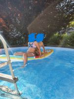 Pool mit Sandfilterpumpe und Leiter