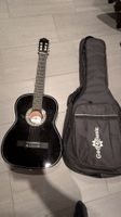 Klassische Gitarre, Gear4music CG-4/4BK, Schwarz, Top Zustan