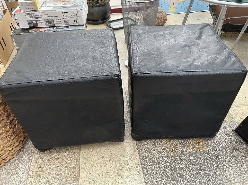 Hocker: Leder Hocker zu verkaufen – Gebraucht aus Ostermundigen von nic_j6k5