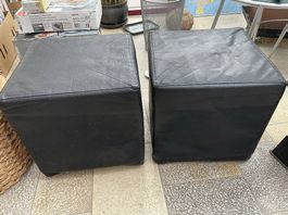 Leder Hocker zu verkaufen