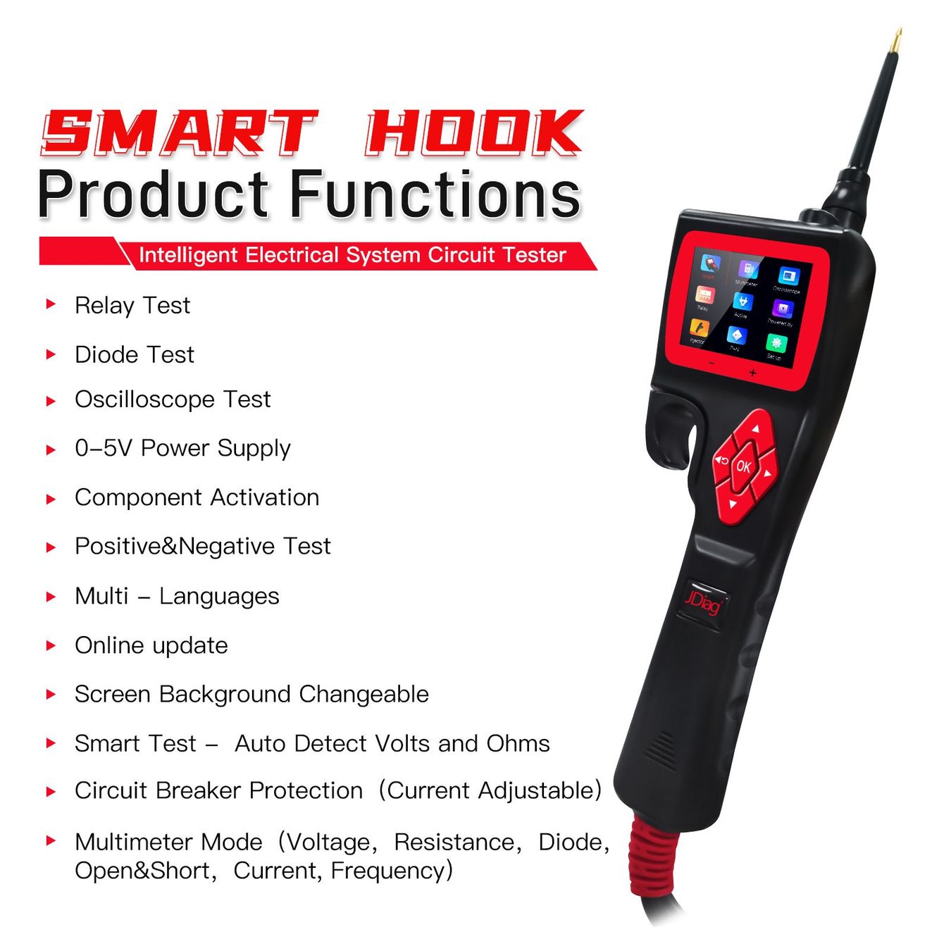Misurare: JDiag P200 SMART HAKEN Circuit Tester – Nuovo e nell'imballaggio originale da Malans GR venduto da BUYBEST-Schweiz 1