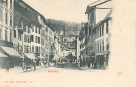 Bienne / Biel   BE    et  " La Ville de Paris *     ca. 1900