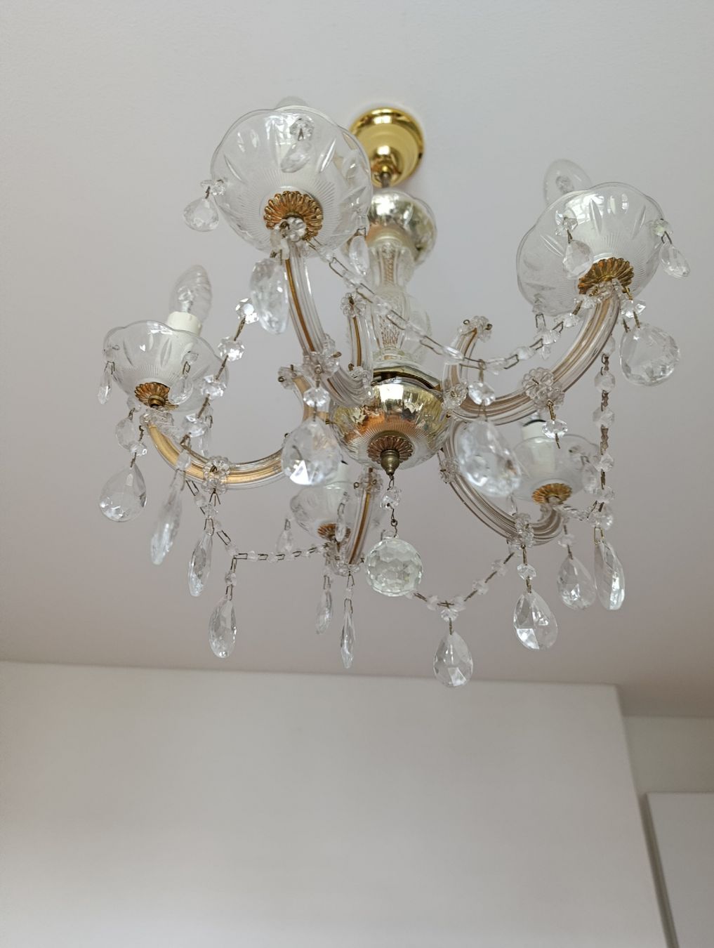 Lampade: Kronleuchter mit echten Glaskristallen – Usato da Diepoldsau venduto da Biene206 1