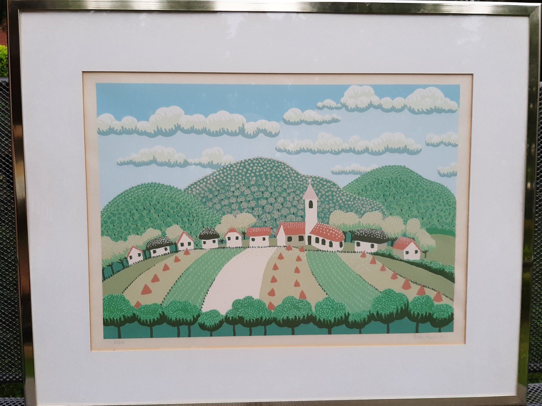 Dipinti: Orig. Farblithographie von Ivan Rabuzin – Usato da Porza venduto da ulletta1 1