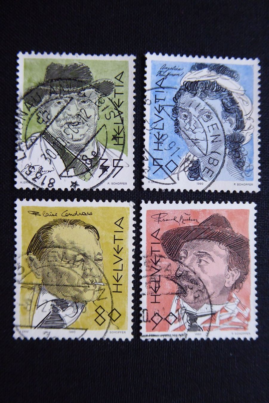 Tutti i francobolli: (S147) 1990: 801 - 804 ʘ – Usato da Basel venduto da scholle50