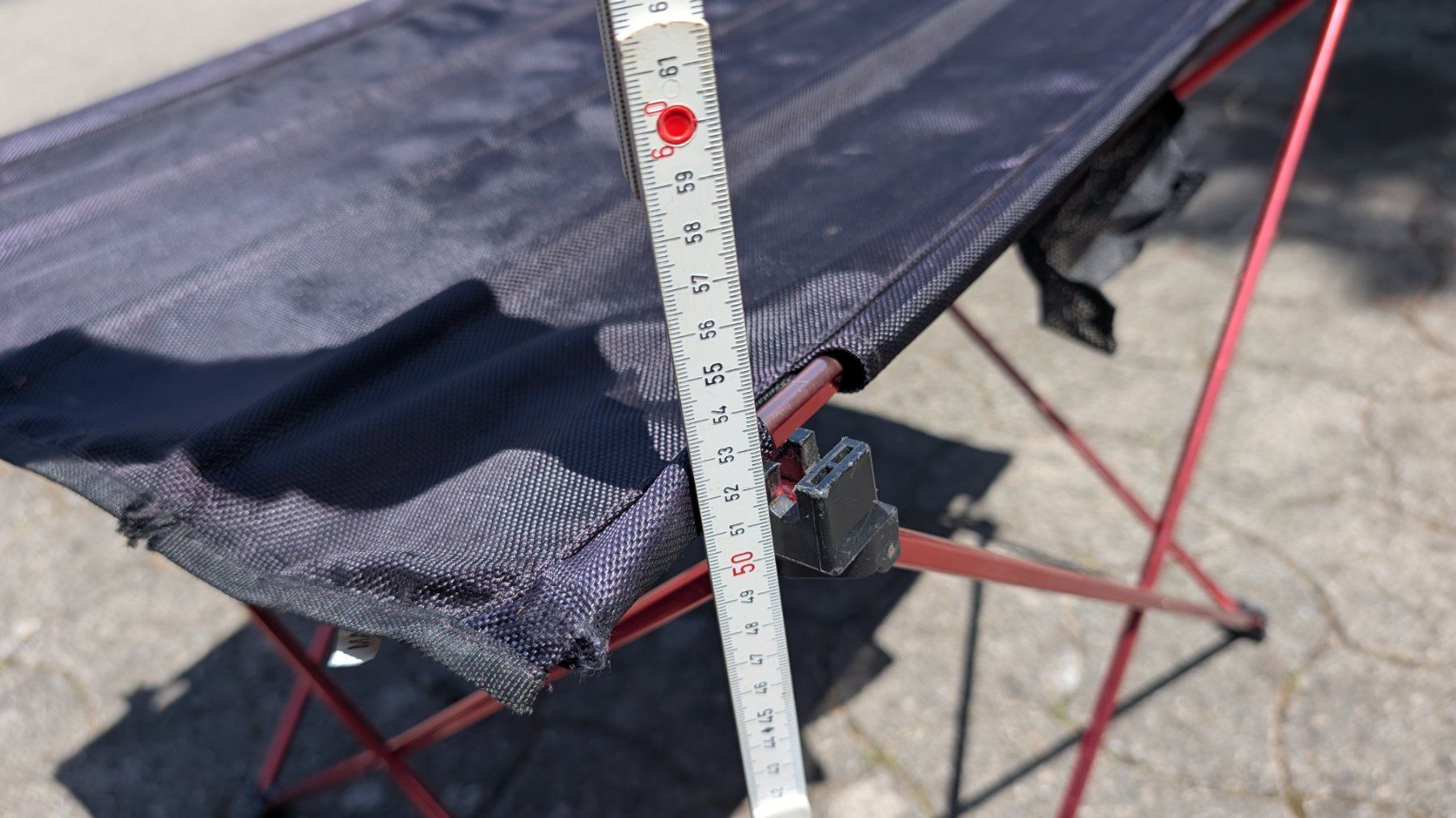 Tavoli: Campingtisch rollbar Aluminiumgestell – Usato da Münchenbuchsee venduto da heinz-5 3