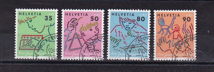 Tutti i francobolli: SUISSE Pro Juventute 1988 oblitérés – Usato da Bussigny venduto da jacky1953