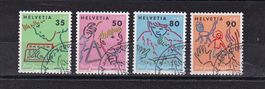 SUISSE Pro Juventute 1988 oblitérés