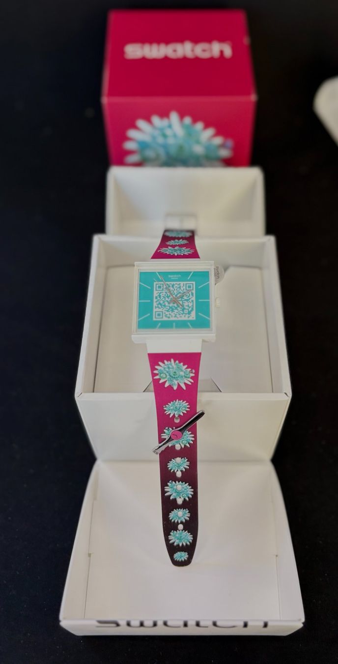 Swatch Orologi: Swatch Uhr Edelweiss – Nuovo e nell'imballaggio originale da Zürich venduto da Drahtzug 2