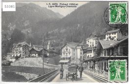 Finhaut - Gare - Ligne Martigny-Chamonix - animee
