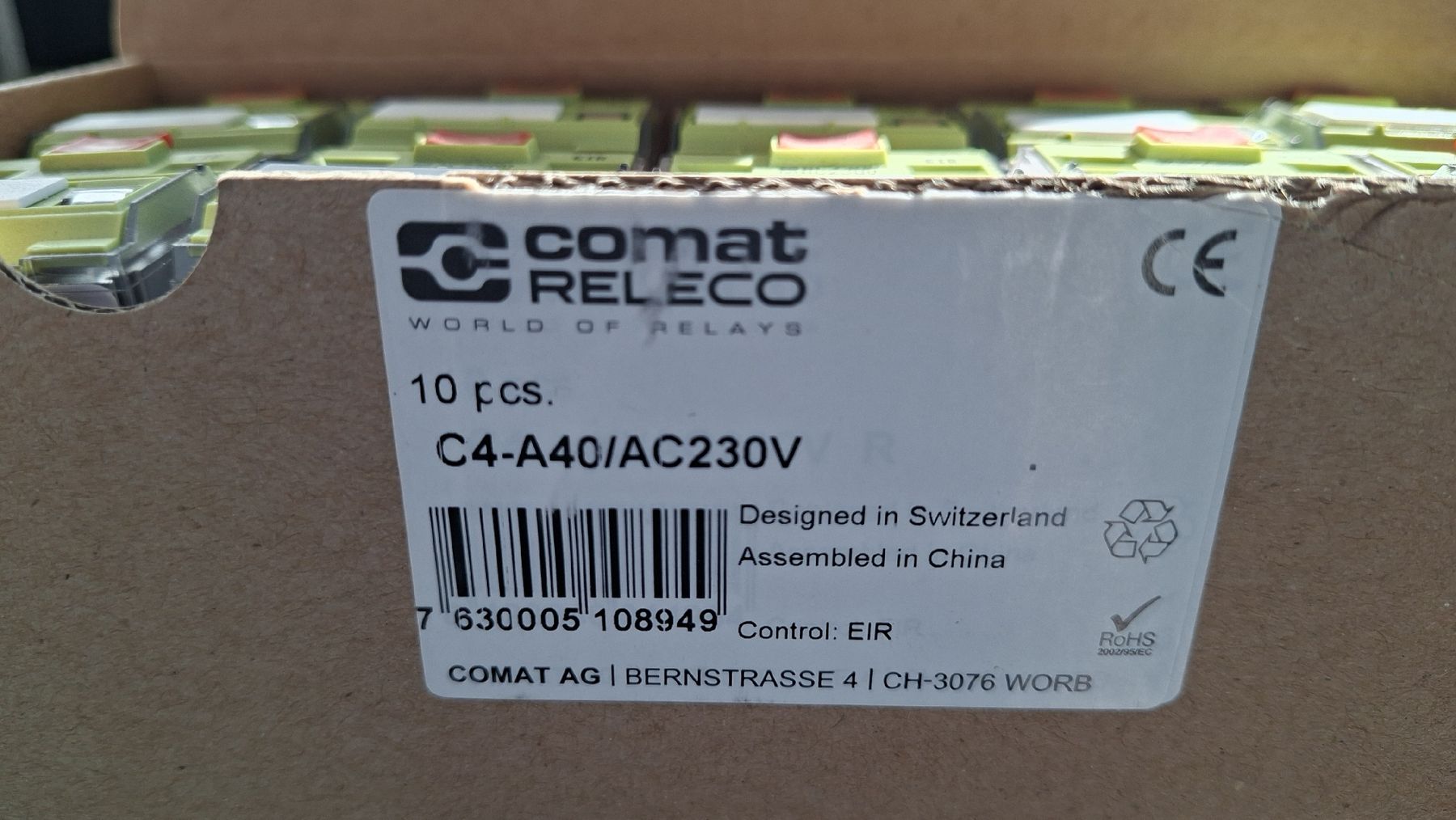 Composants électroniques: Comat C4-40/AC230V – Neuf (Voir description) à Illnau par sthaenni