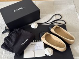 Klassische Chanel Ballerina - Kaufjahr 2024 mit Beleg etc.