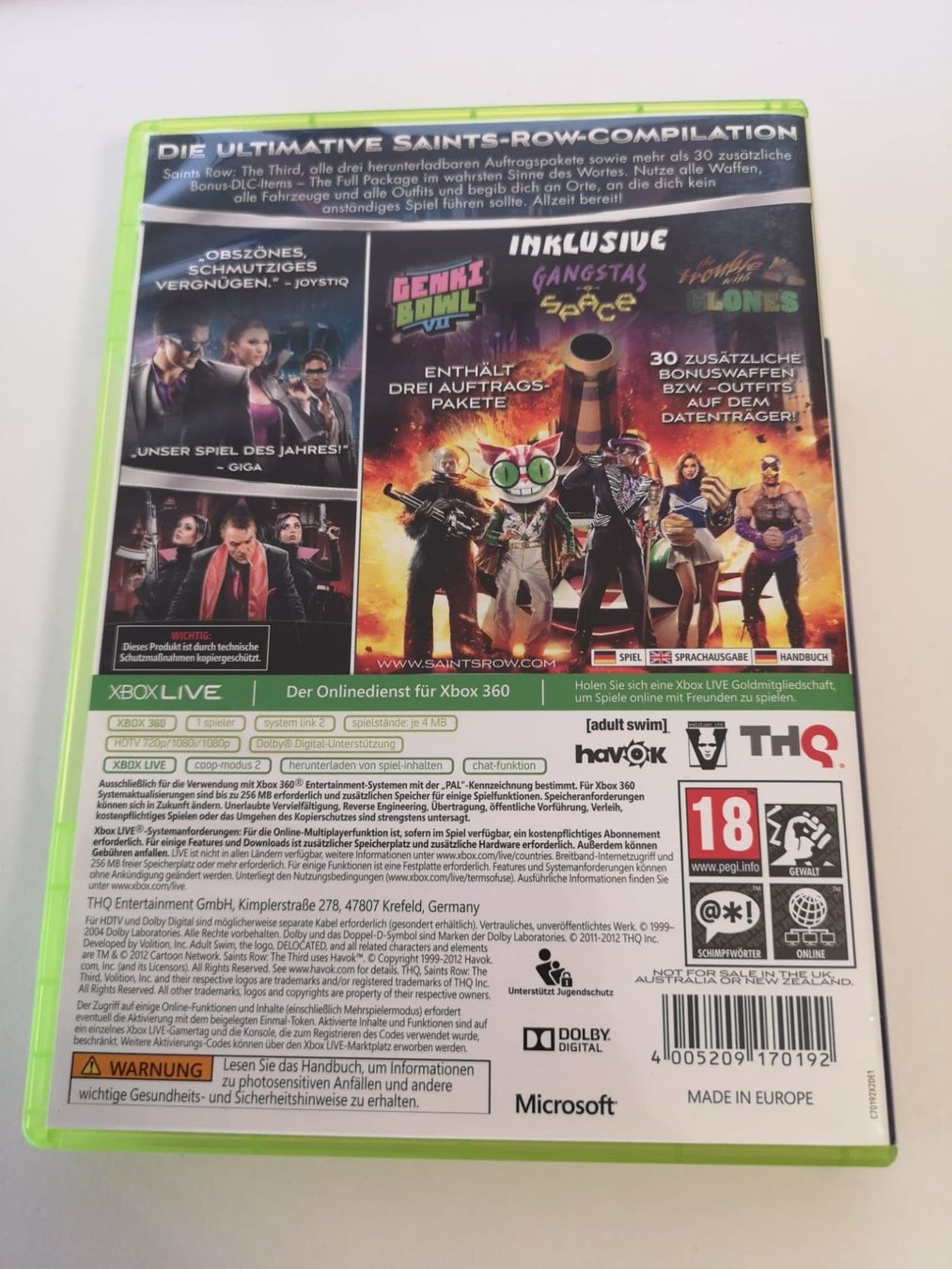 Giochi: Saints Row (The Third The Full Package) XBOX 360 – Usato da Herisau venduto da Seyashop1 2