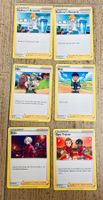 Pokémon Karten TRAINER 6 Stück