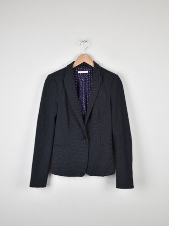 Esprit Blazer, Gr.34, blau mit weissen Punkten