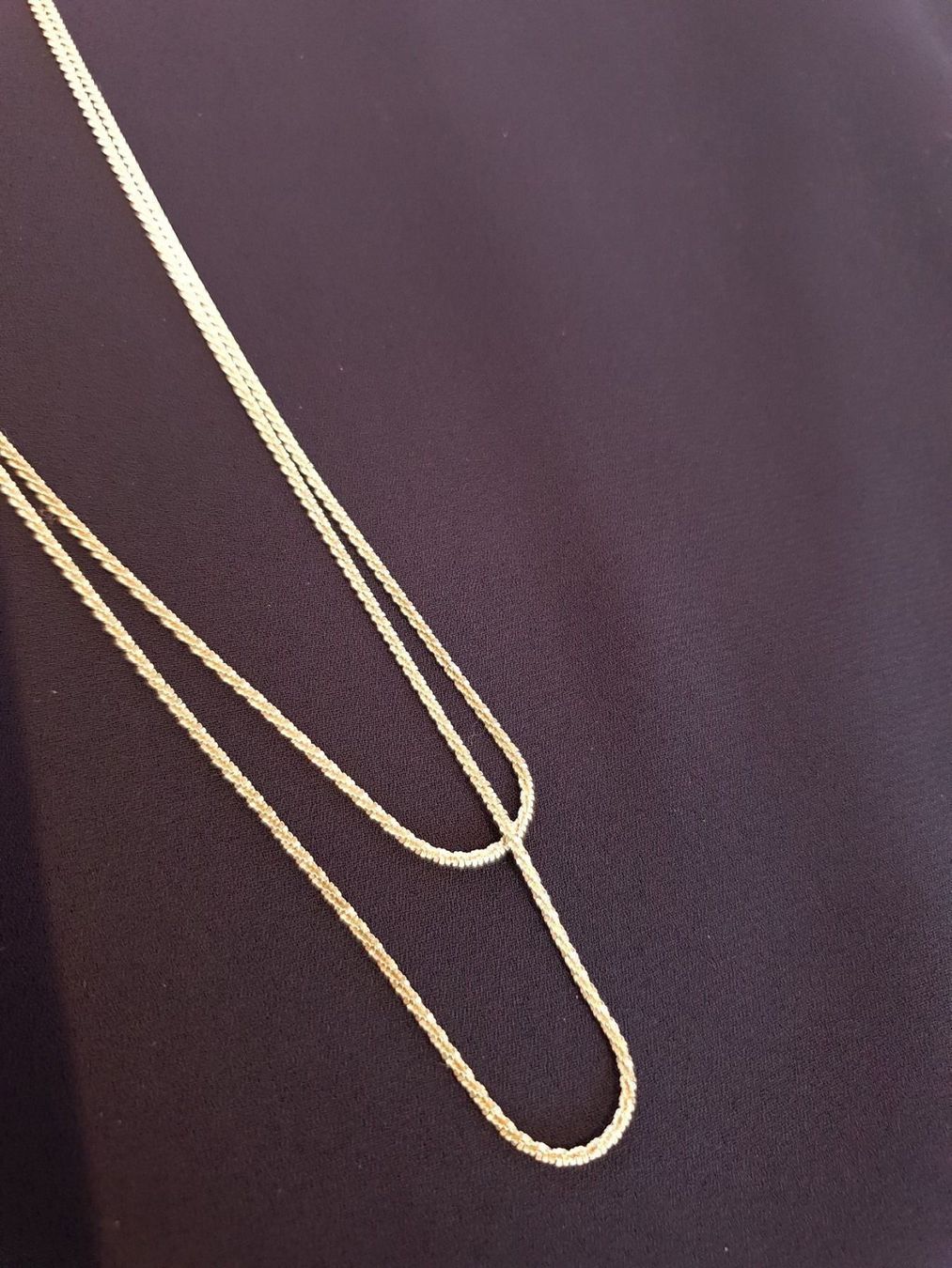 Catenine: Zwei schlichte Silberketten – Nuovo (secondo la descrizione) da Gutenswil venduto da PrestigeOne 3
