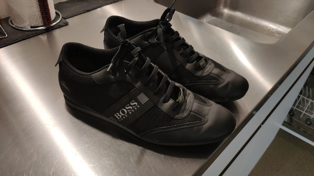 Boss Hugo Boss Schuhe Sneaker schwarz Grösse 42 fashion (Gebraucht