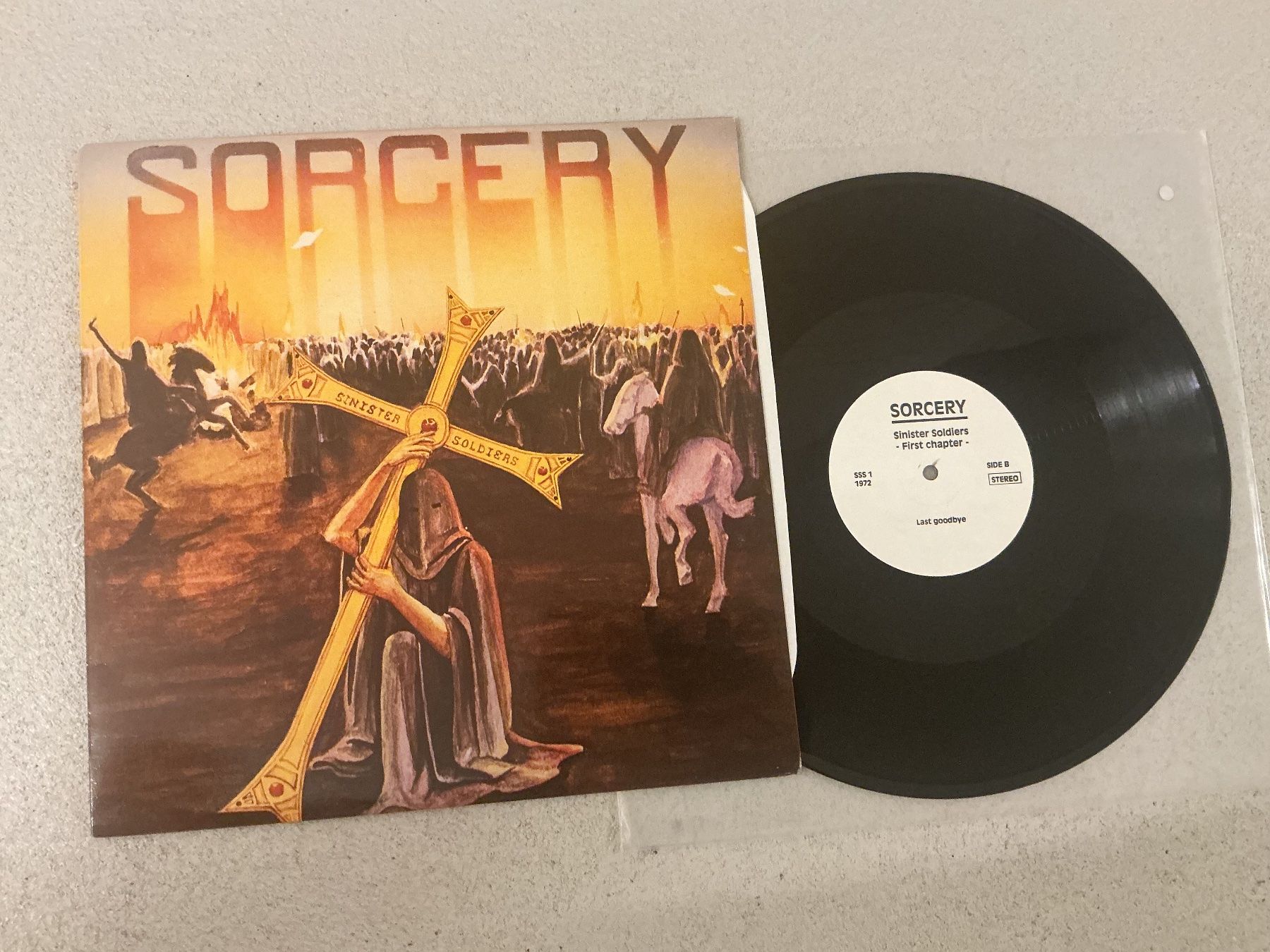 Schallplatten: Sorcery LP - Sinister Soldiers First Chapter – Gebraucht aus Winterthur von Tumko-Vinyl