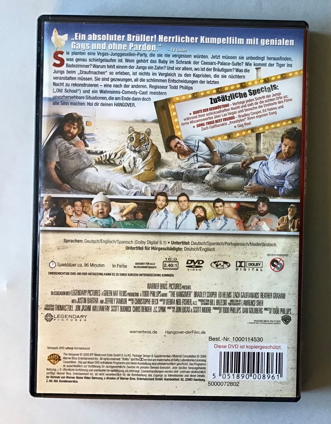 Tutti i DVDs: DVD: Hangover – Usato da Bubendorf venduto da Alpenheidi 1