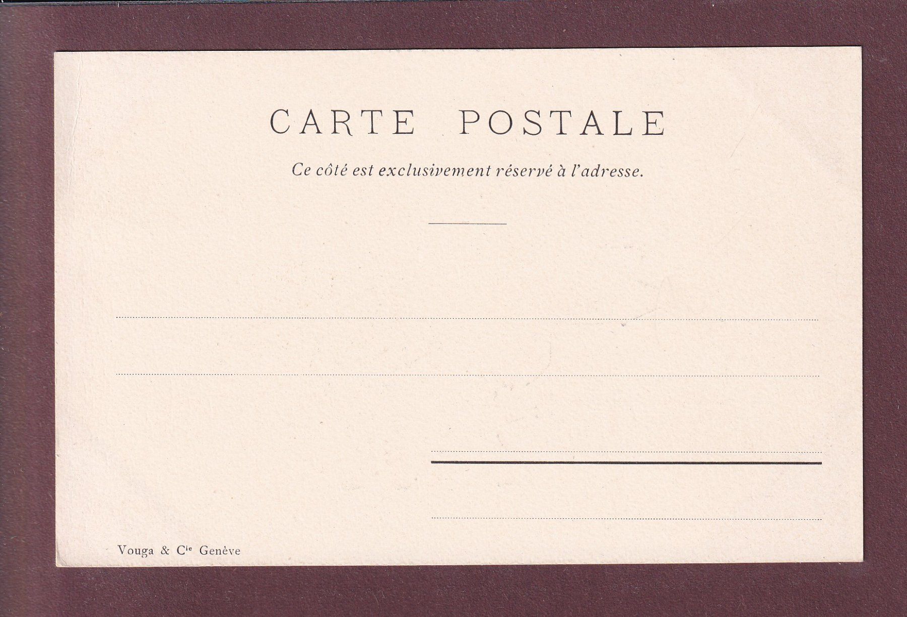 Cartes postales: THUN - Eglise / Kirche - Vouga – D'occasion à Pully par nicecards 1