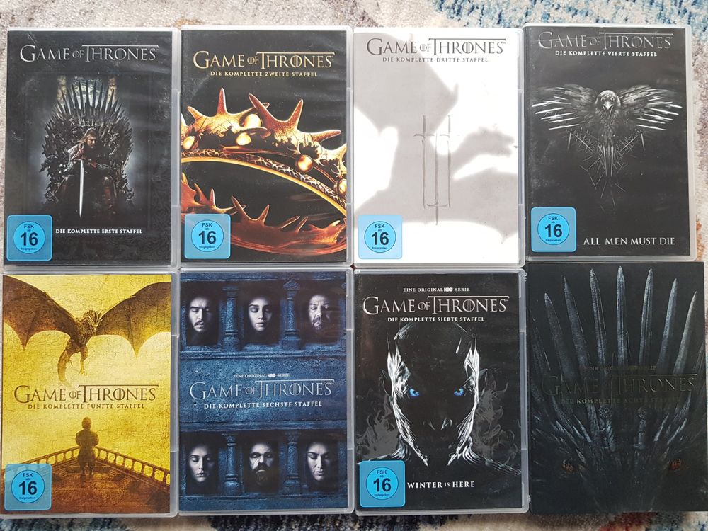 game of thrones staffel 1 8 dvd