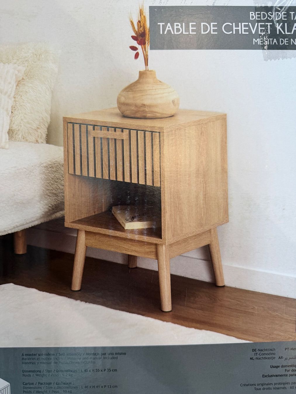 Comodini: Moderner Nachttisch aus Holz – Nuovo e nell'imballaggio originale da Lausanne venduto da meh_8clz 1