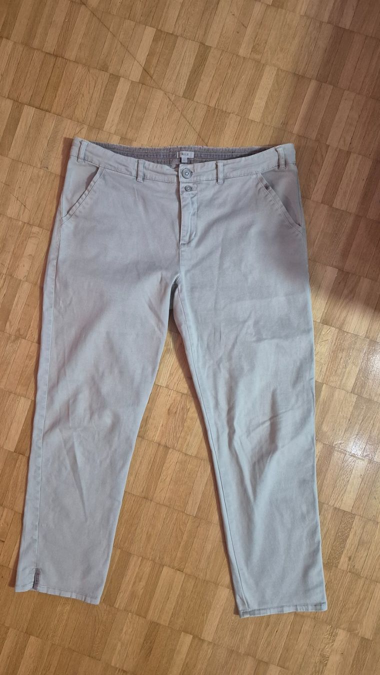 Nile Hosen: Nile Stoffhose beige Grösse L – Gebraucht aus Suhr von aura06