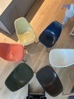 6x Eames Fiberglass Chair DSS Stühle Vintage Rarität