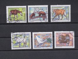 DDR 1980 Bedrohte Tiere gest.