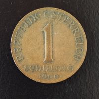 1 Schilling Münze Österreich 1960