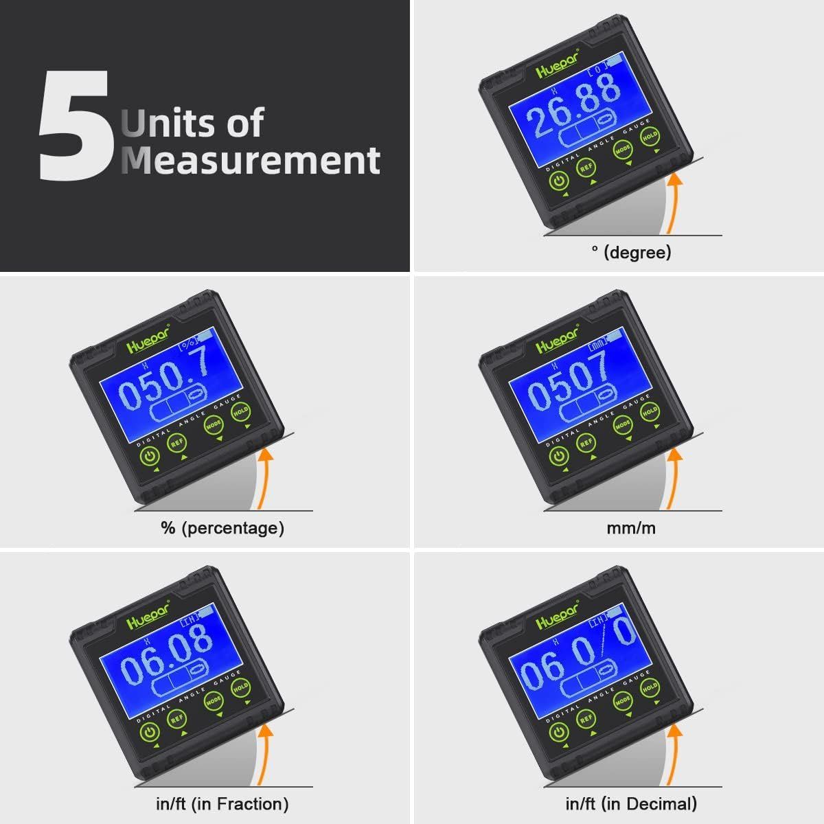 Misurare: Digitaler LCD Winkelmesser 0~360° – Nuovo e nell'imballaggio originale da Châtelaine venduto da topshop.switzerland 3