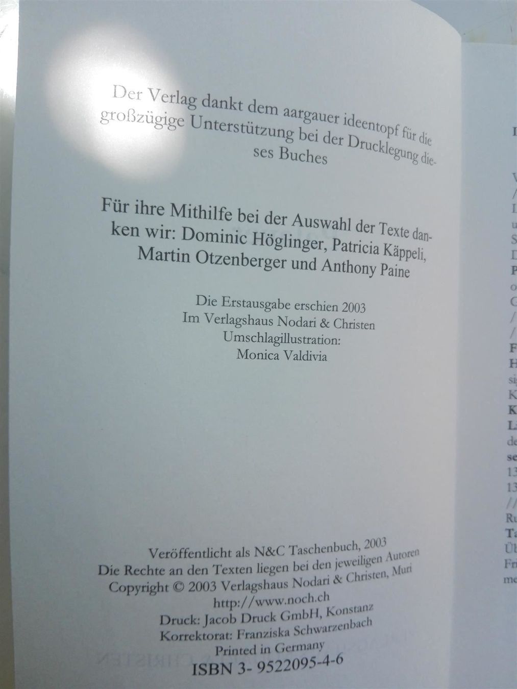 Libri: Palaver      (Schweizer Jung-Autoren) – Usato da St. Gallen venduto da elk2021 2