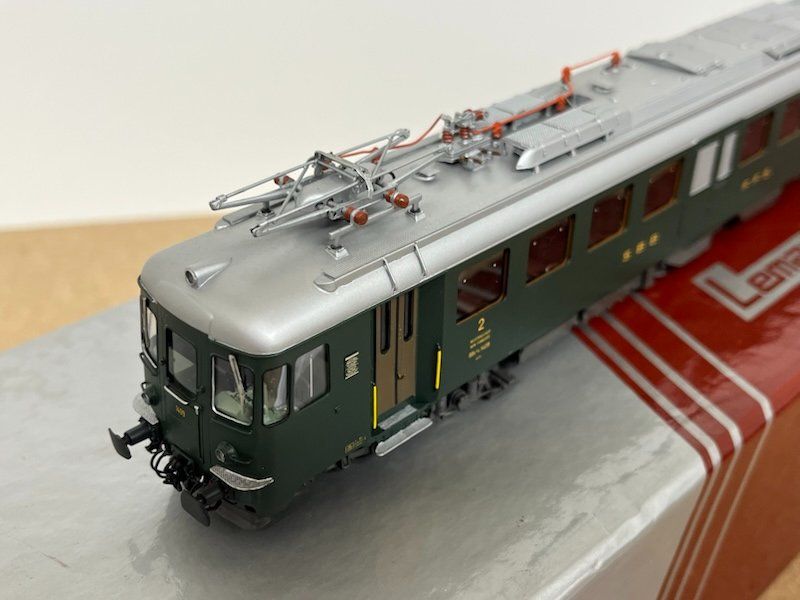 Lemaco Modelleisenbahnen: SBB Triebwagen RBe 4/4 Lemaco DC – Gebraucht aus Büsserach von ModellbahnDepot 2