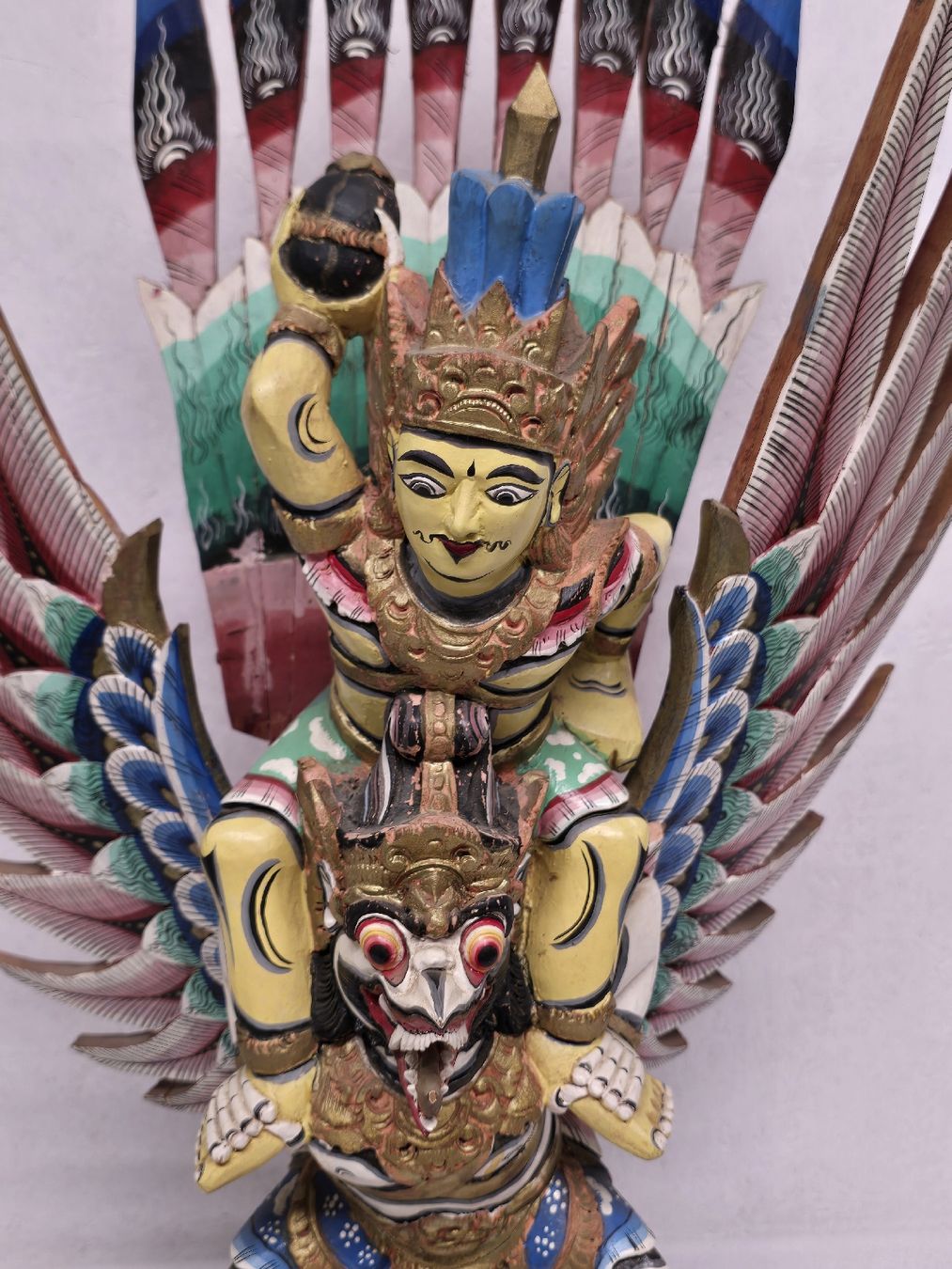 Statuette: Alte Garuda Vishnu Holzskulptur – Nuovo (secondo la descrizione) da Oberwil-Lieli venduto da Filu55 2