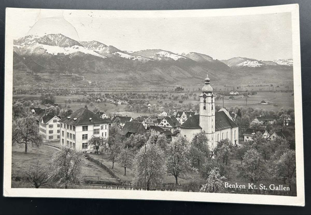 Cartoline postali: Fotokarte Benken SG – Usato da Horw venduto da Tellbub