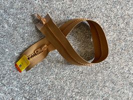 Reissverschluss mit 2 zipper 2 Wege zipper braun 40 cm 22b