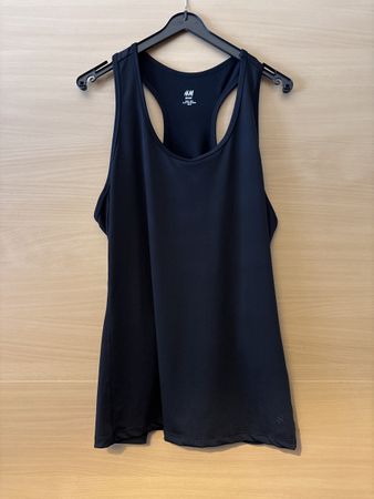 Débardeur de sport H&M noir, taille L – Neuf