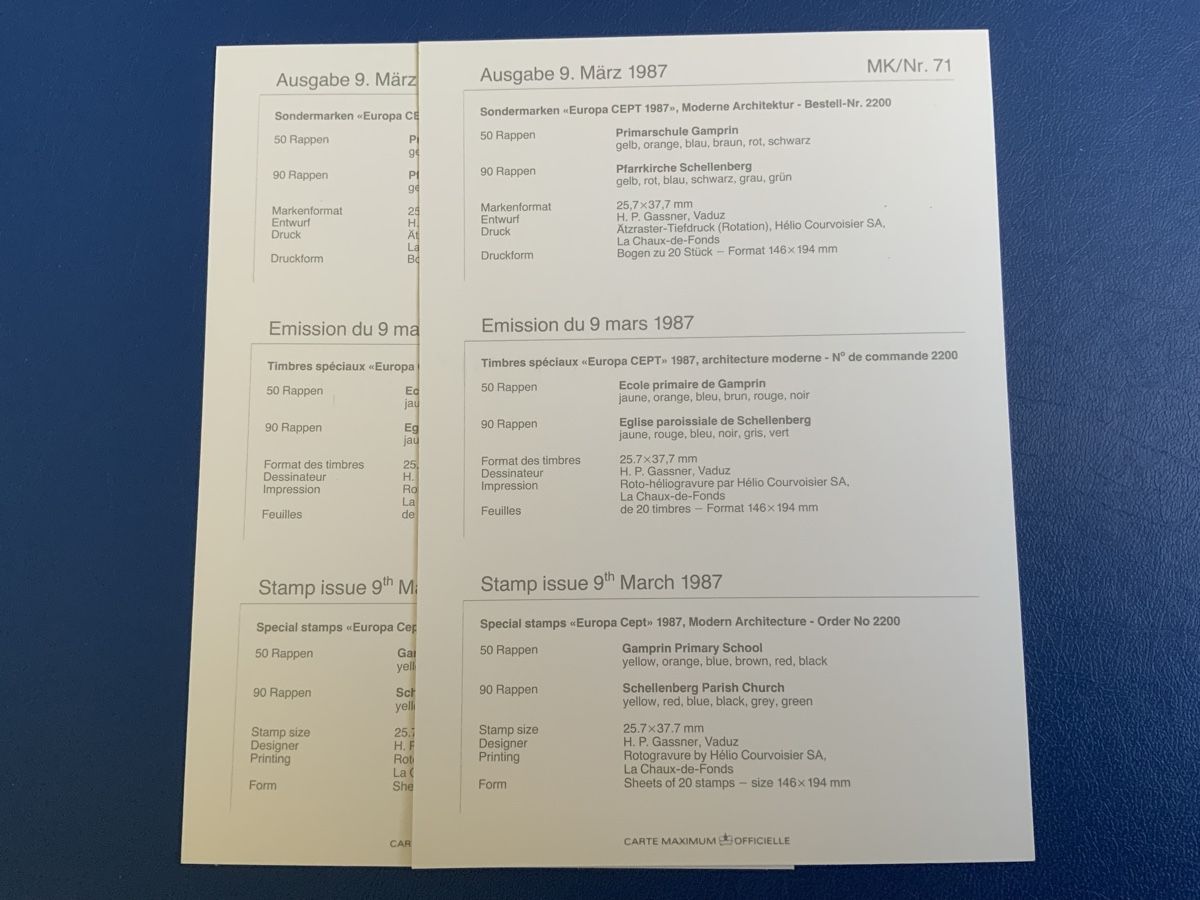 Tous les timbres: Liechtenstein – D'occasion à Binningen par chr_cr5n 1